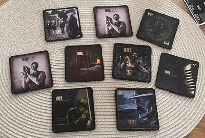 Volbeat Patch Set 9 Stück Aus VIP Paket Sammlung Band Tour