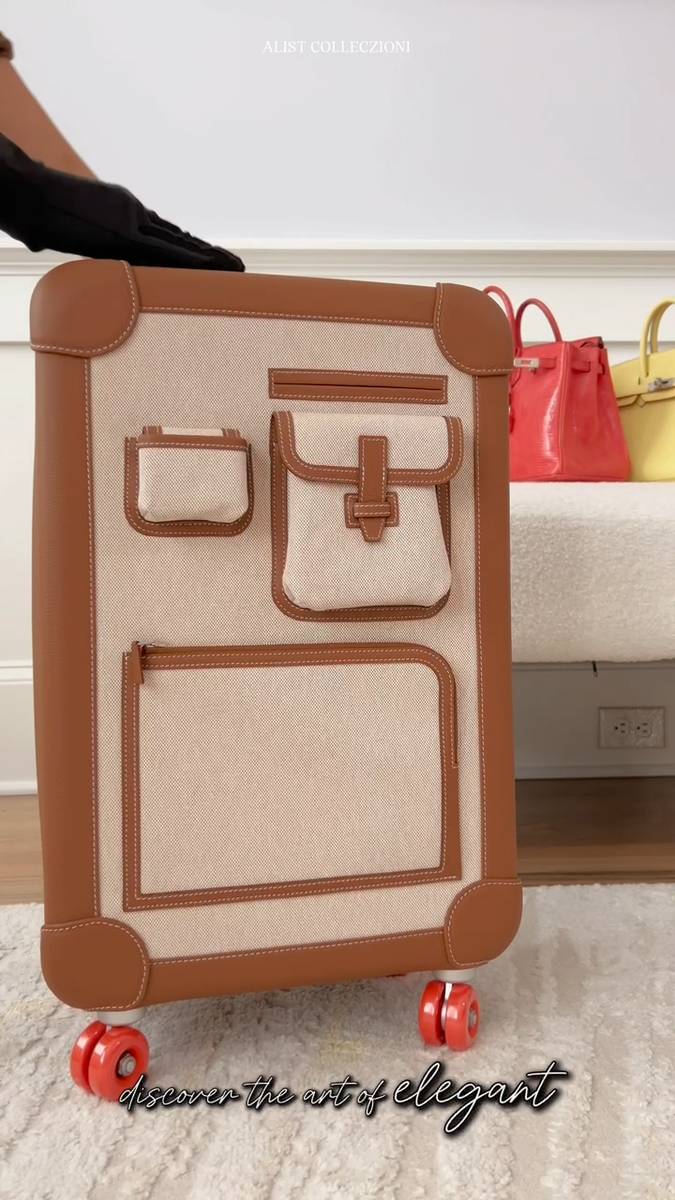 New Hermès Valise R.M.S Cargo Carry-On Suitcase – Beige/Fauve