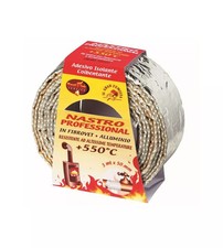 NASTRO ISOLANTE BEST FIRE "PROFESSIONAL" IN TESSUTO DI VETRO RIVESTITO IN ALL...