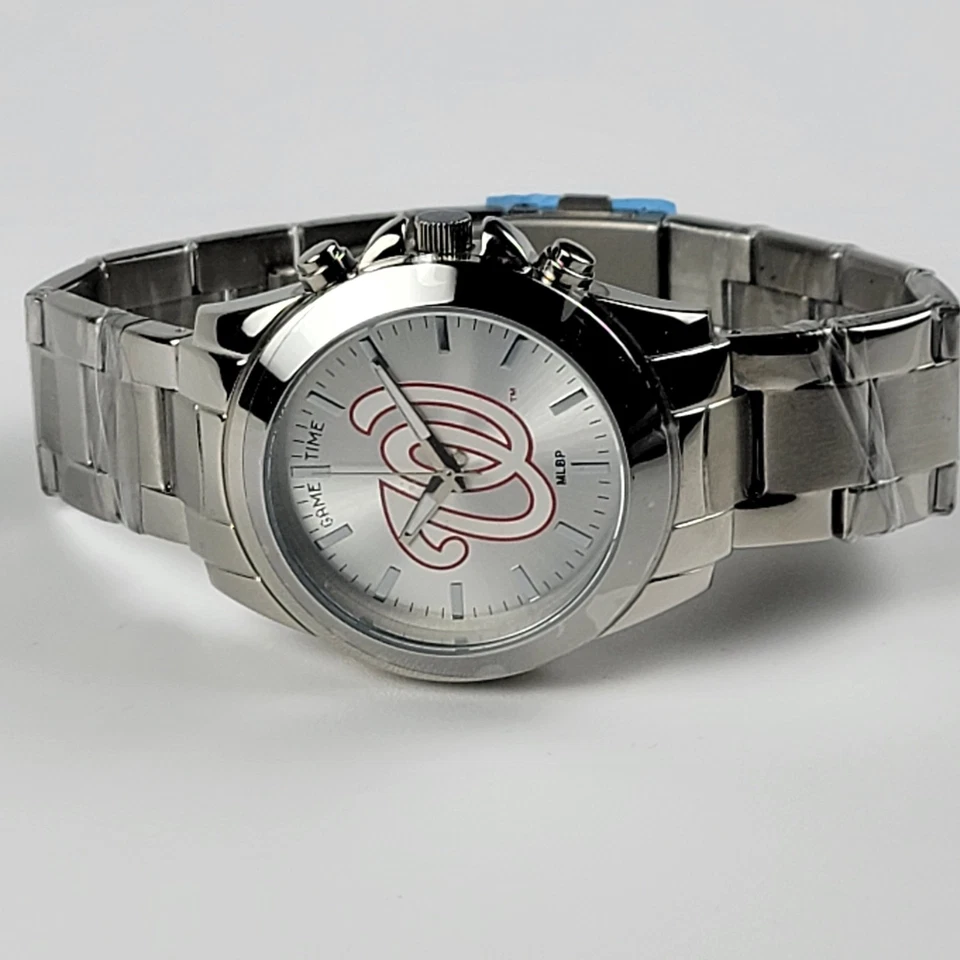 Washington Nationals MLB Game Time Watch, New In Box. Fresh Battery! - Image 4 of 4