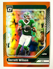 2024 Donruss Optic Garrett Wilson ORANGE Prizm Card SP #/249 Jets Star!