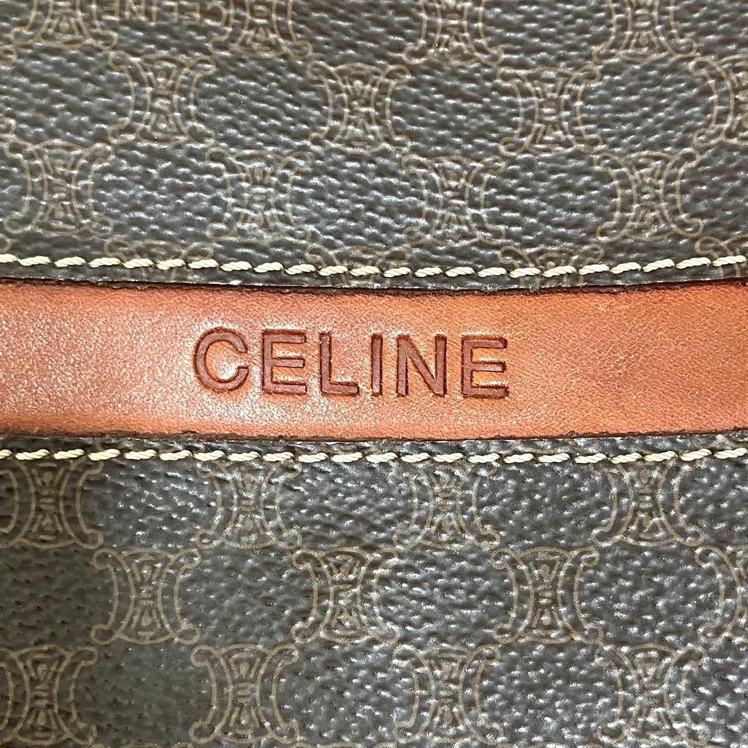 CELINE Mini Backpack Macadam Pattern Leather PVC … - image 9