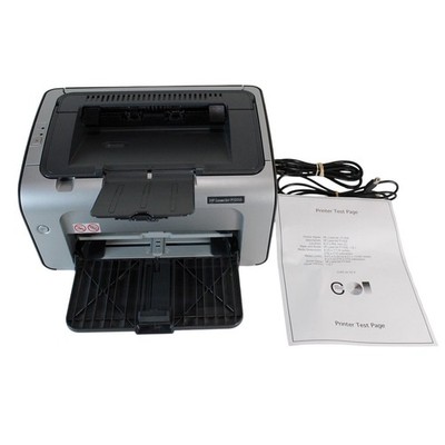 HP LaserJet P1006 Monochrome Laser Printer CB411A Silver Black Compact USB