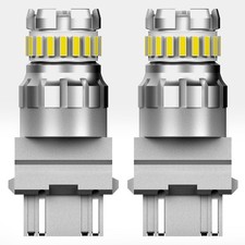 AUXITO 3157 4157 3156 LED Backup Reverse Light Bulbs 6000K Amber Bright 2x