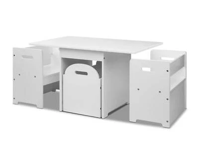 Artiss Kids Table And Chair Set White Toys Indoor Gumtree
