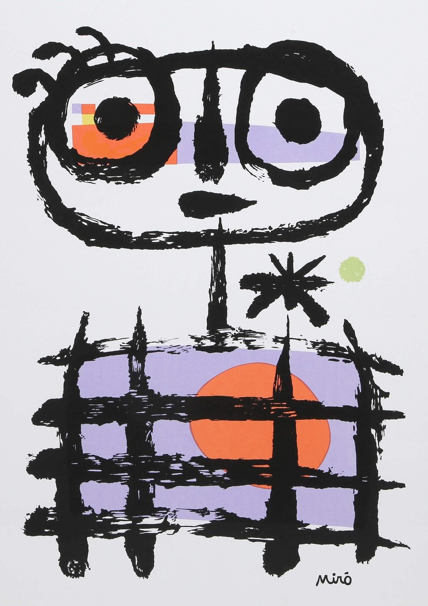 Joan Miro, Sun Eater, Screenprint Poster | eBay