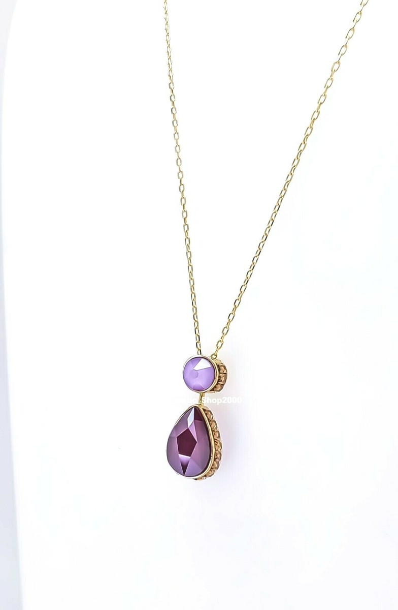 New 100% Authentic SWAROVSKI Gold Purple Multi Crystals Orbita Necklace 5619786 New 100% Authentic SWAROVSKI Gold Purple Multi Crystals Orbita Necklace 5619786