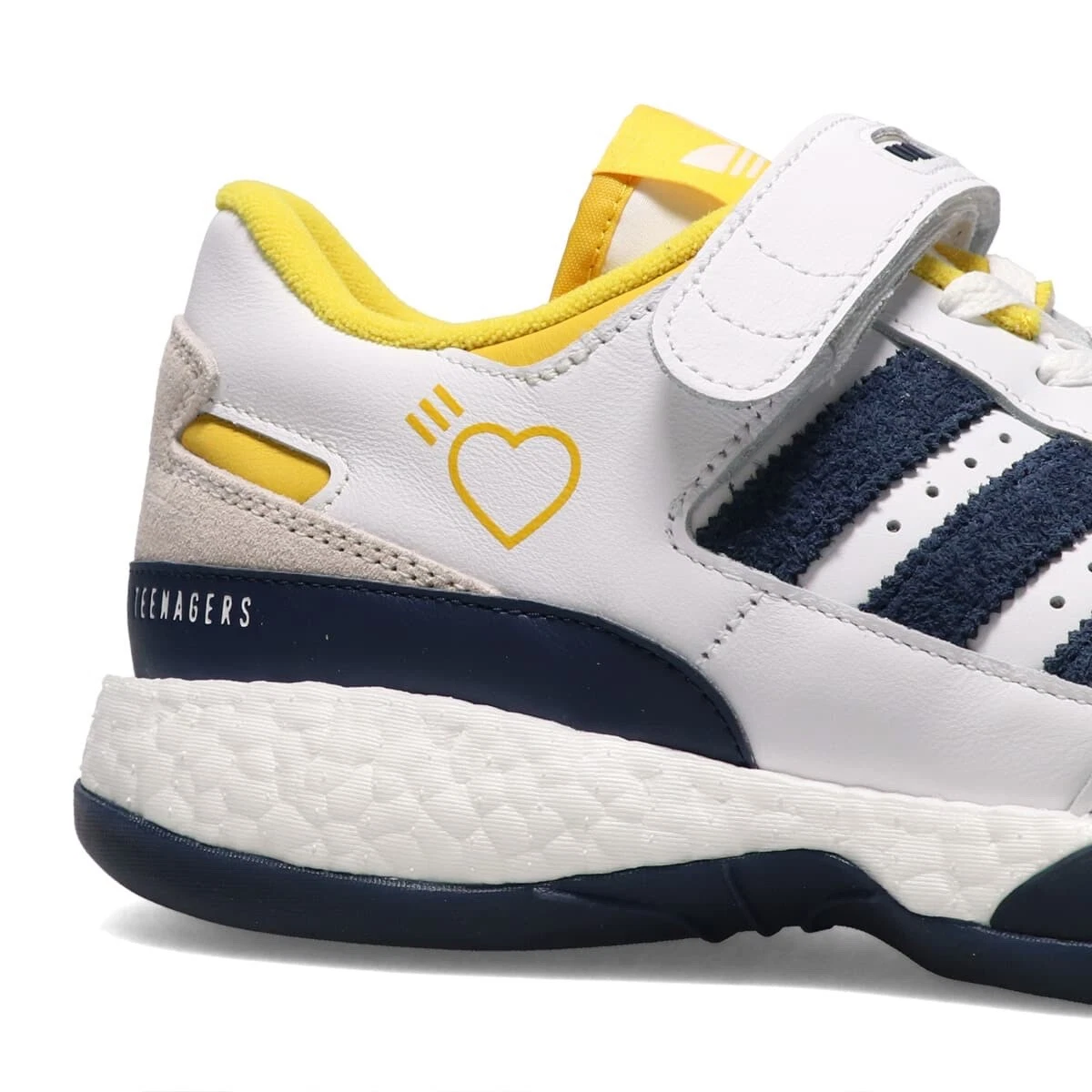 adidas Human Made x Forum Low Hazy Yellow Navy for Sale