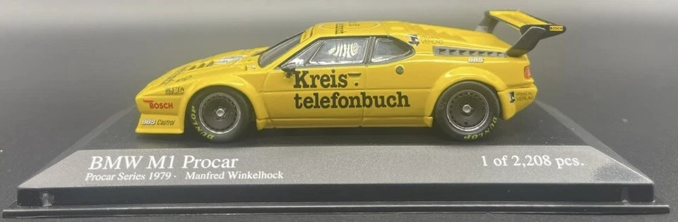 Minichamps 1/43 BMW M1 Procar Series 1979 M. Winkelhock 430792581 Foto 2 de 4