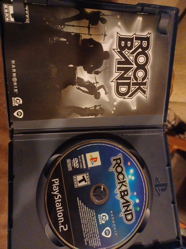 Rock Band (Sony PlayStation 2, 2007)Complete, Some Damage On Case - Picture 2 of 4
