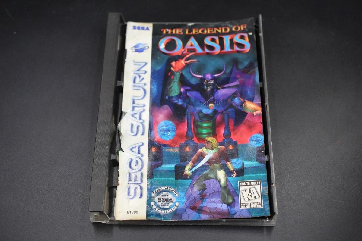 Legend of Oasis (Sega Saturn, 1996) Case, FRONT PAGE Booklet