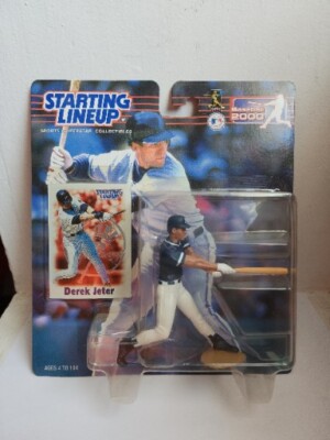 2000 Starting Lineup Derek Jeter Figurine W/Collectors Card New York Yankees MLB