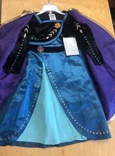 Disney Store Girls Frozen 2 Long Sleeve Dress Anna Costume Size 3