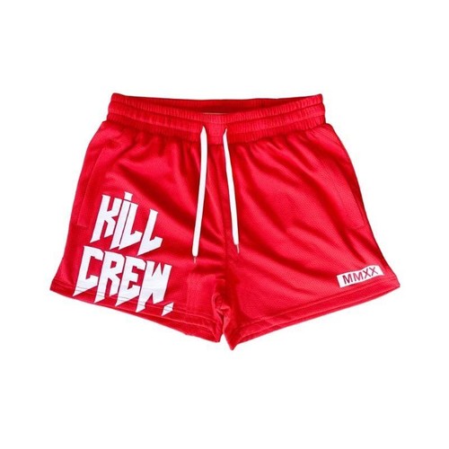 Bodybuilding Shorts Men Summer Running Sport Gym Quick Dry Mesh Kill Crew Pant - Picture 18 of 30