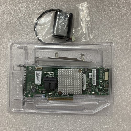 New ASR-8805 Adaptec 12 Gb/s RAID Card + Flash Module AFM-700 + 2P 8643 cable - Picture 2 of 7