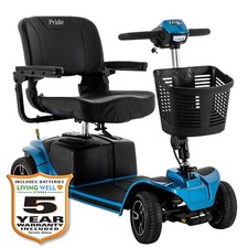 Pride Mobility Revo 2.0 4-Wheel Mobility Scooter, 400 lbs. Weight Capacity