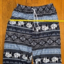 Elephant trouser, Thai Hippie HAREM Loose Trousers Yoga ,Unisex, Blue Color