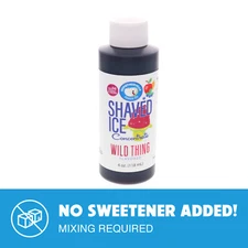 Hypothermias WILD THING Flavor Syrup 🍧 Snow Cone machine Concentrate UNSWEET