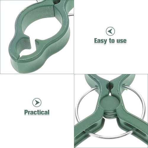 50 Pcs Gartenclip-Set Fräulein Aussaathilfe Pflanzen-Stützklammern - Bild 8 von 12