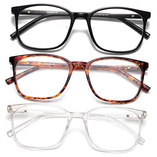 Ultralight Blue Light Glasses Matte Black & Tortoiseshell & Transparent Clear-image