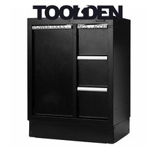 BUNKER® by Draper 18843 Modular Power Tool Base Cabinet, 4 Drawer, 680mm