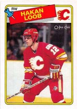 1988-89 O-Pee-Chee #110 Hakan Loob NM-MT Flames J2M
