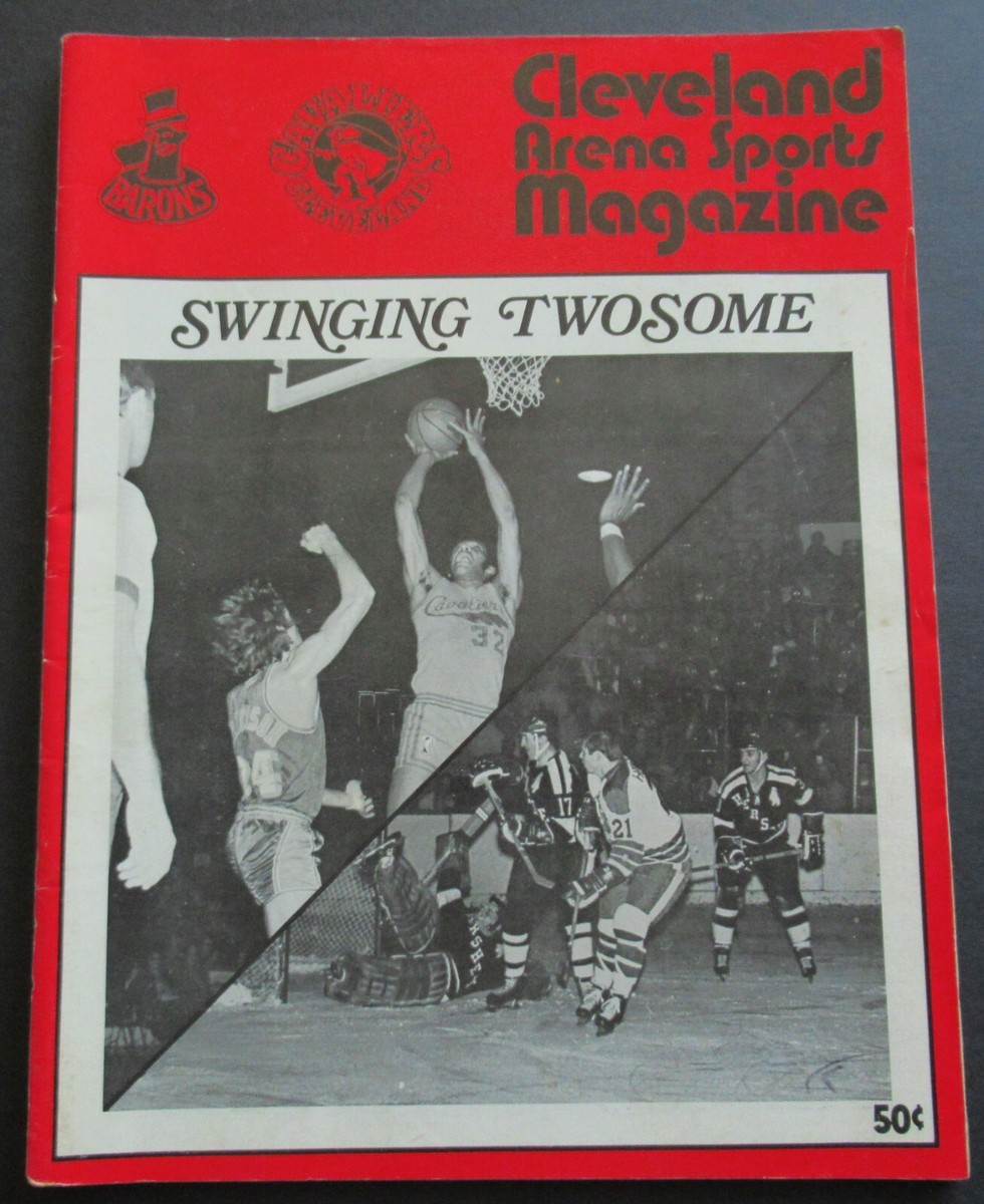 1971 Cleveland Cavaliers Basketball Barons Hockey Program