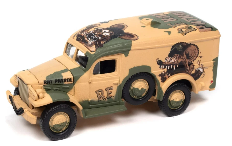 Johnny Lightning 1:64 Rat Fink Dodge WC54 Ambulance - JLSP394 - Image 3 of 3