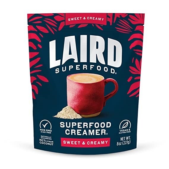 Laird Superfood NonDairy Superfood Creamer Coconut Powder Coffee