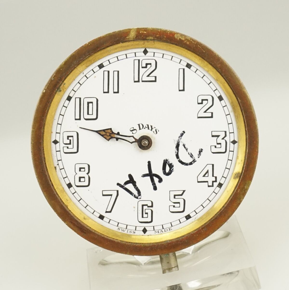 DOXA Antique 8 Days Car Pocket Watch Men's no fusee duplex DOXA Antique 8 Days Car Pocket Watch Men's no fusee duplex