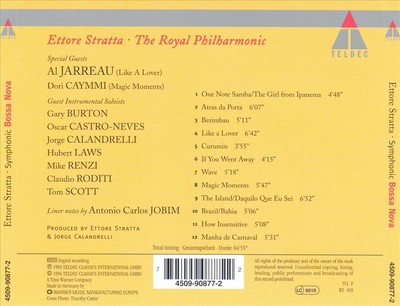 ETTORE STRATTA - SYMPHONIC BOSSA NOVA NEW CD