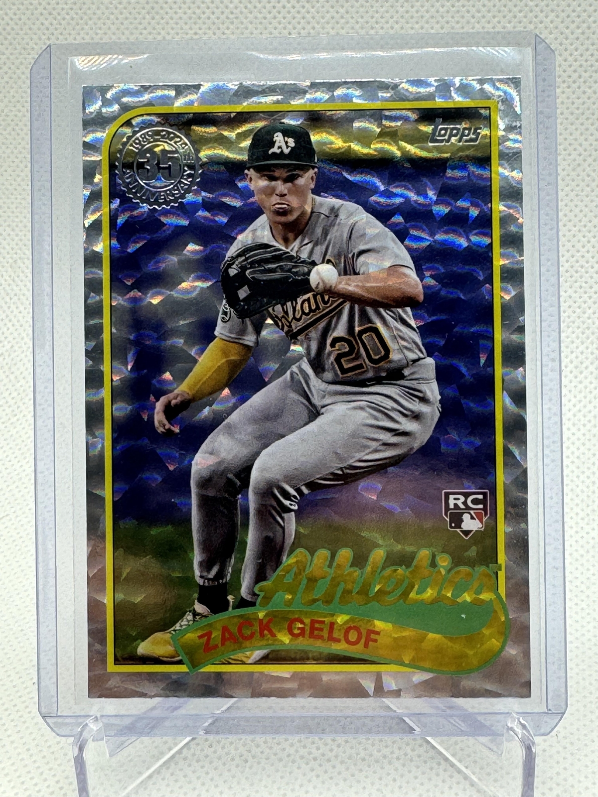 2024 Topps #89B-90 Zack Gelof 1989 Topps Baseball 35th Anniversary