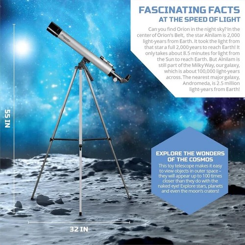 Discovery #Mindblown Telescope with Tripod 100x and 50x Lenes inc. Kids Sized - Picture 6 of 6