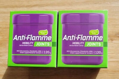 2x Nature's Kiss Anti-Flamme JOINT MOBILITY Cream 120g (33% more than 90g)
