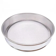 1pc 8 Mesh 2.5mm Aperture Lab Standard Test Sieve Stainless Steel Dia 200mm
