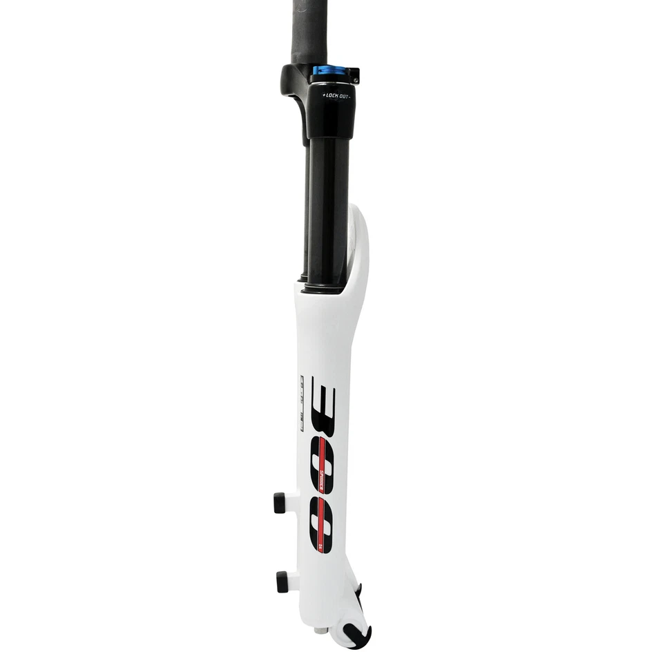 SPINNER 300 24" Suspension Fork 100 mm 1 1/8" Remote Lockout , White - Image 4 of 4