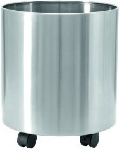 EUROPALMS STEELECHT-30, Edelstahlübertopf, Ø30cm