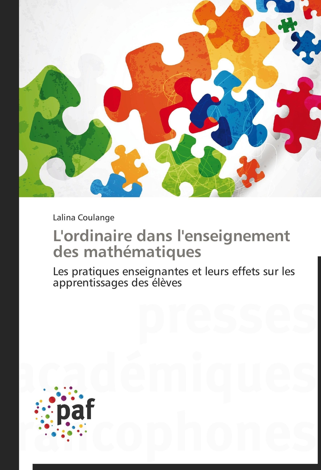 Thumbnail - Lalina Coulange | L'ordinaire Dans L'enseignement Des Mathématiques |