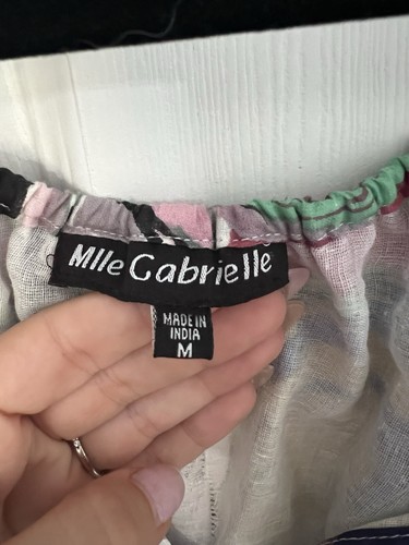 Mlle Gabrielle Colorful Midi Sundress Women Size Medium NWT - Picture 7 of 8