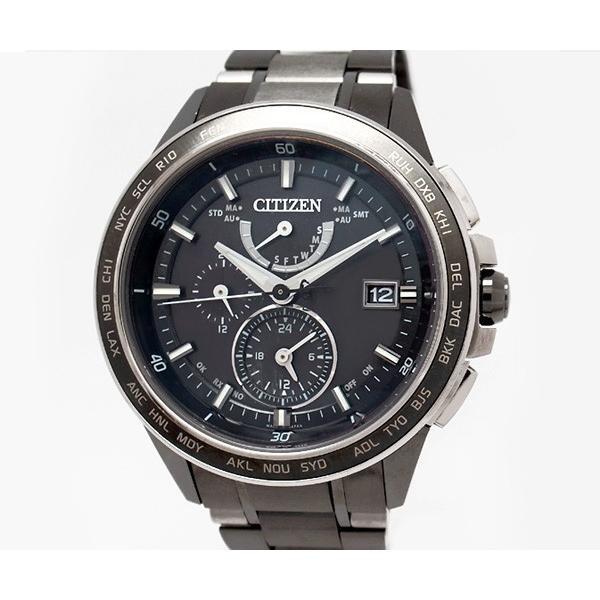 Citizen Attesa AT9025-55E Cal.H820 Day Date World Time Solar Mens 