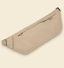 New Samsonite RIFD Security Waist Belt Pouch Concealing Cream Travel Safety