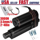 12V Linear Actuator with Remote IP65 Waterproof Stroke 2"~40" 6inch 8inch 1000MM