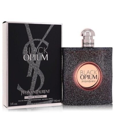 Yves Saint Laurent YSL Black Opium Nuit Blanche Eau De Parfum 90ml Brand  NEW UK