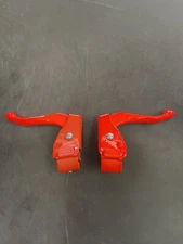 Bicycle Brake Lever - Set of 2, Neon Orange