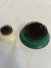 Vintage Metal Pin Flower Frogs Flower Holders Set Of 2 Golden Gate