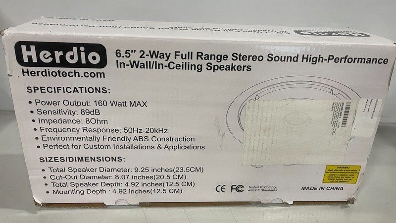 Herdid 6.5IN Speakers 