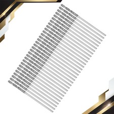 30Set 1mm Metric Diamond Coated Twist Drill Bits High Speed Steel