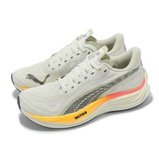Puma Velocity Nitro 3 Wn Beige Orange Women Road Running Jogging Shoes 377749-08
