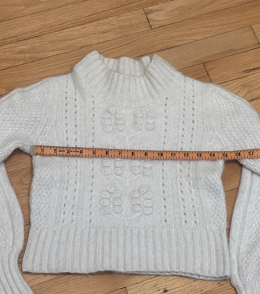 Suéter de lana tejido con cable Doen X Reformation Foto 4 de 4