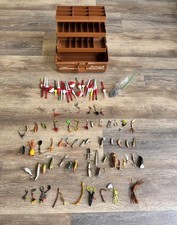 VINTAGE fishing Lure  lot of 60 Plus+ Tackle Box+ Fishing Accessories